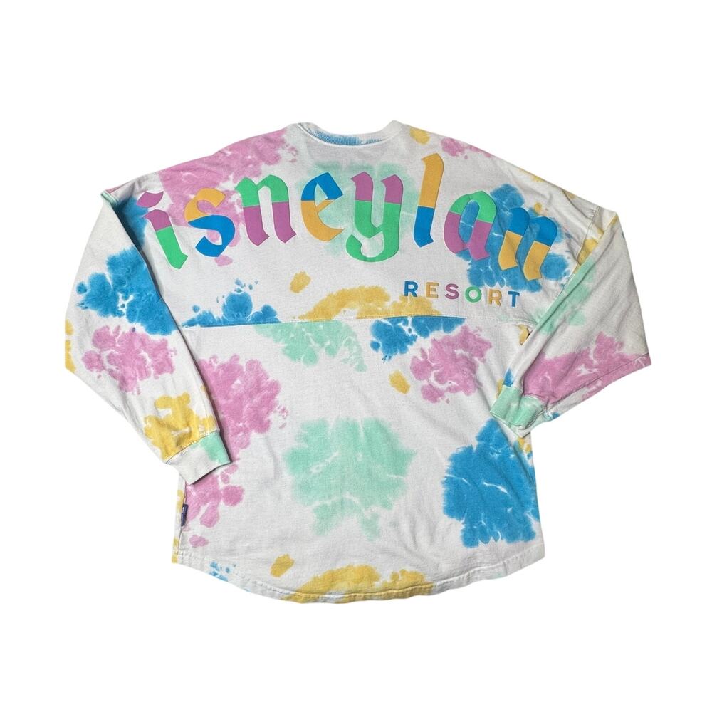 Disney Spirit Jersey Disneyland Resort Pastel Tie Dye Rainbow Size M